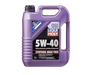 <span style='font-size:16px;font-weight:bold;'>Olej silnikowy Liqui Moly Synthoil High Tech 5W/40 5L</span><br /><span style='font-size:10px'>Zdjęcie 1 z 1</span>