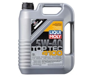 <span style='font-size:16px;font-weight:bold;'>Olej silnikowy Liqui Moly Top Tec 4100 SAE 5W/40 5L</span><br /><span style='font-size:10px'>Zdjęcie 1 z 1</span>